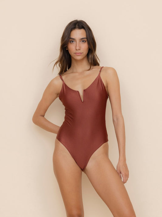 Vestido de baño entero reversible Valeria