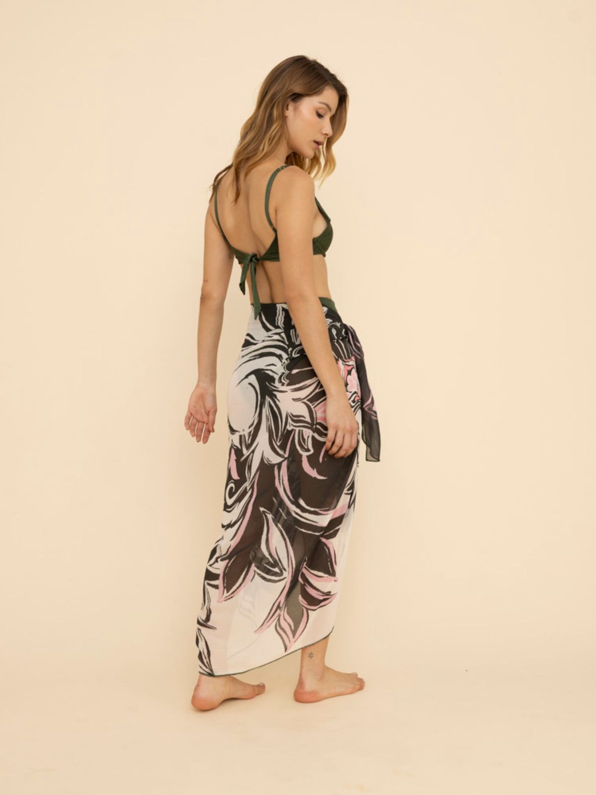 Pareo de playa largo Bazaar para mujer.